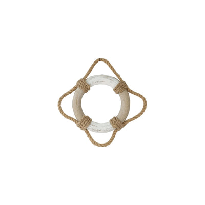 Gerkimex deco reddingsboei hout 14,5x14,5x2,5cm