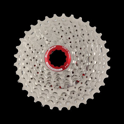 Sunrace cassette csrz800 12v 11-34t zilver rood