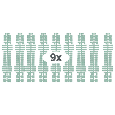 Ministeck Kleurenstrips Glow in the Dark, 9st.
