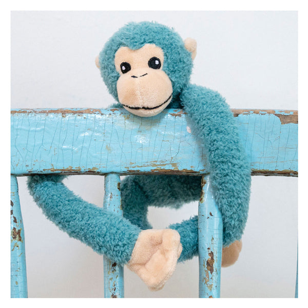 Tactic jungle mates knuffel - aap blauw