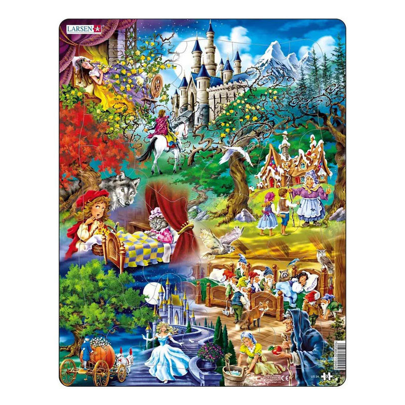Selecta larsen legpuzzel de sprookjes van grimm, 33st.