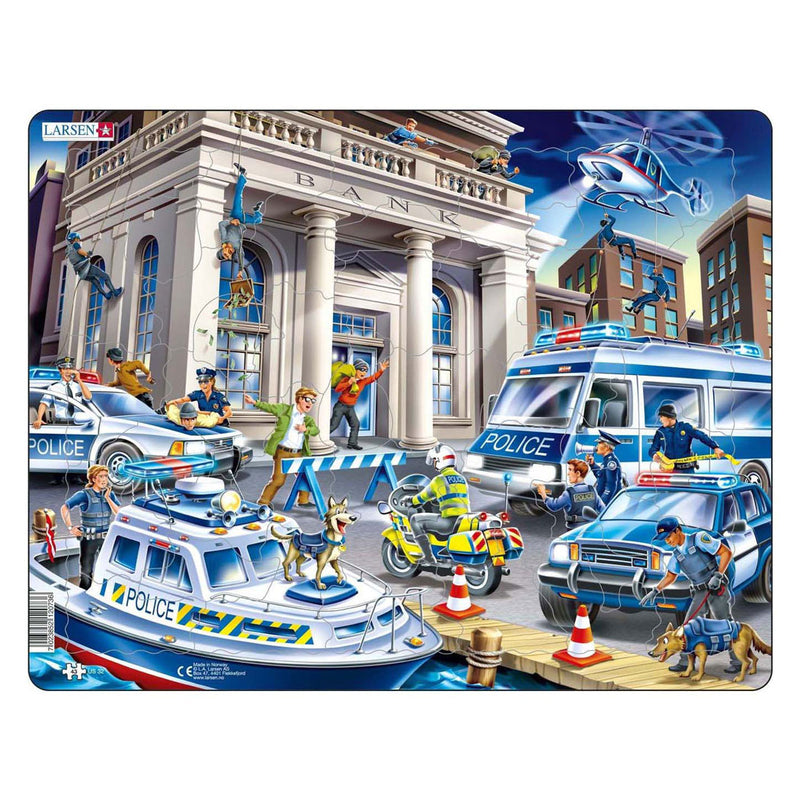 Selecta larsen legpuzzel de politie, 43st.