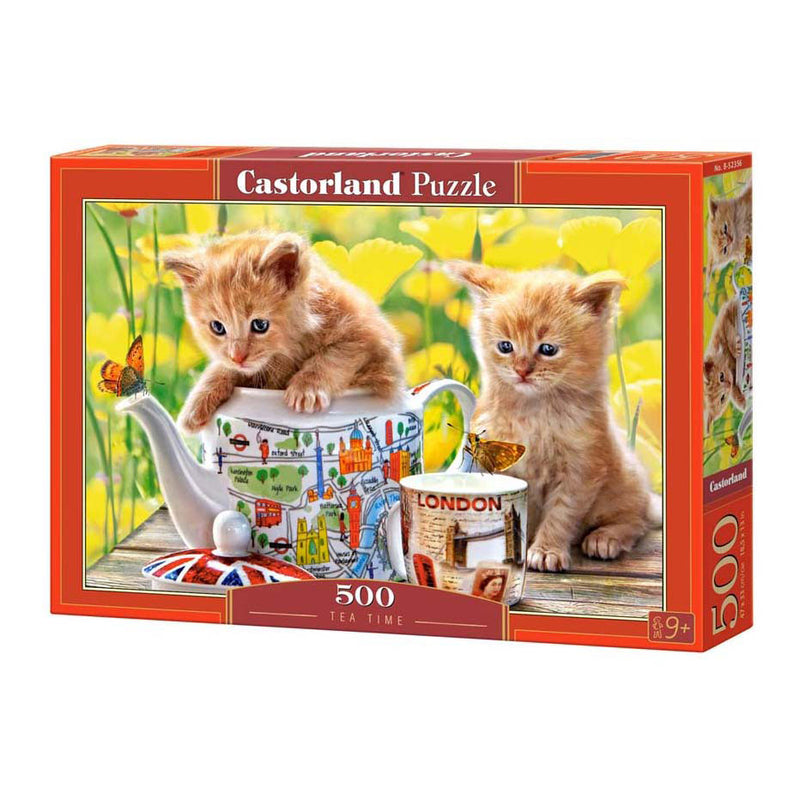 Selecta castorland legpuzzel tea time, 500st.