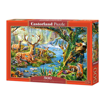 Castorland legpuzzel forest life, 500st.