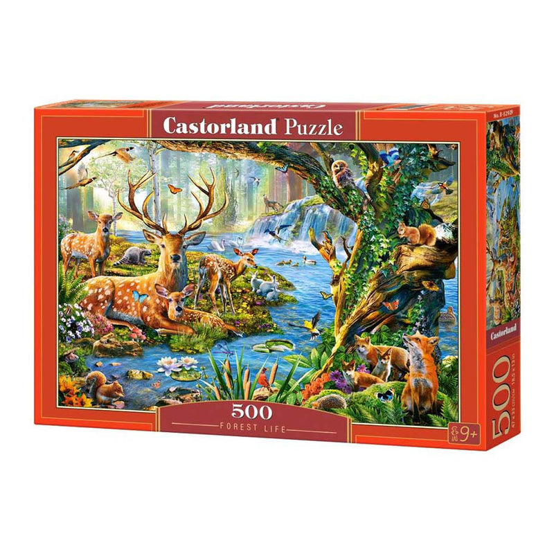 Selecta castorland legpuzzel forest life, 500st.
