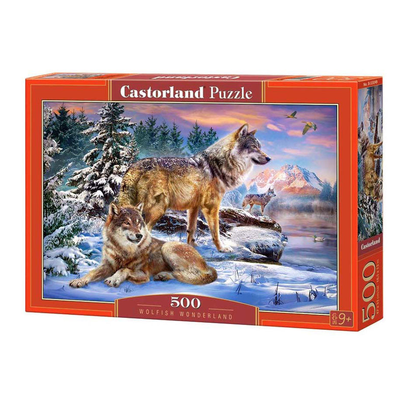 Selecta castorland legpuzzel wolfish wonderland, 500st.