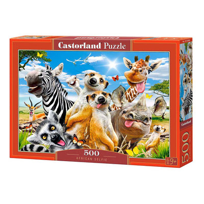 Selecta castorland legpuzzel african selfie, 500st.