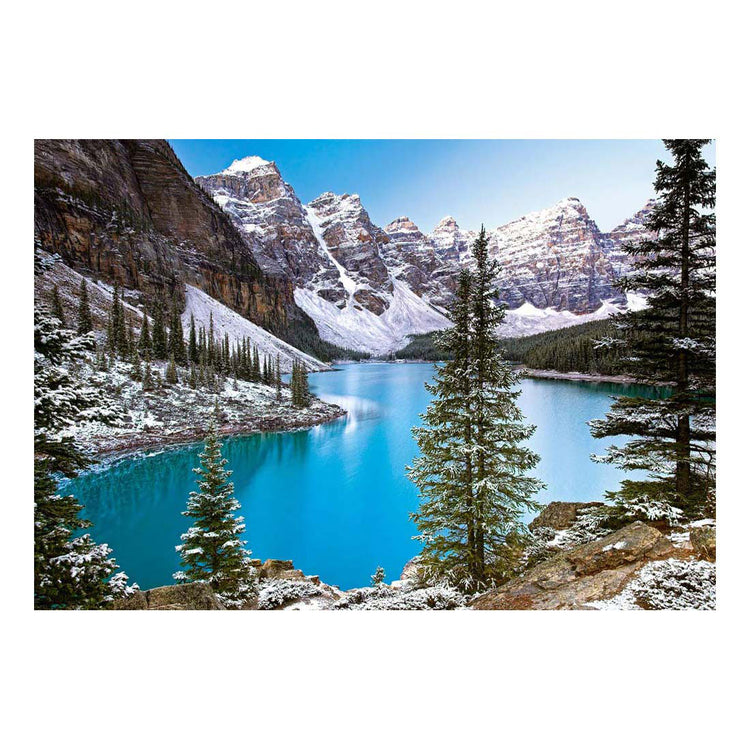 Castorland the jewel of the rockies, canada – puzzel – 1.000 stukjes – satijnen afwerking – perfecte pasvorm – europese kwaliteit