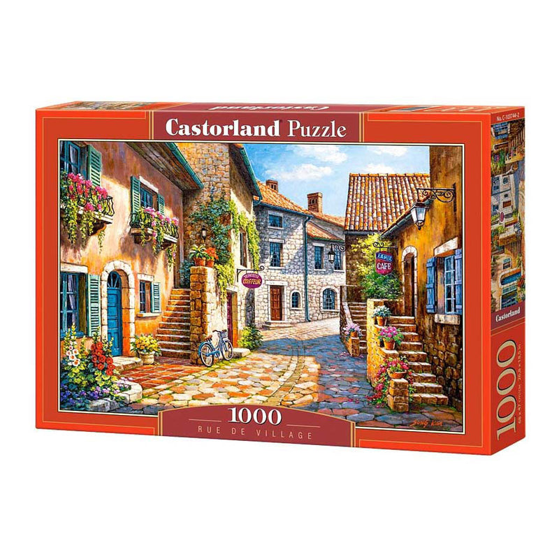 Selecta castorland legpuzzel rue de village, 1000st.