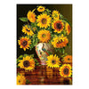 Castorland legpuzzel sunflowers in a peacock vase, 1000st.