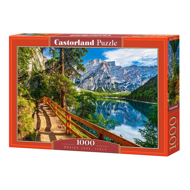 Selecta castorland legpuzzel braies lake italy , 1000st.