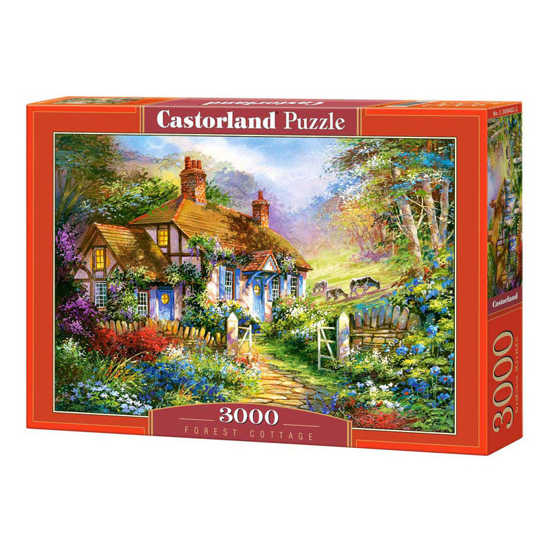 Selecta castorland legpuzzel forrest cottage, 3000st.