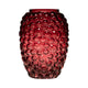 Hakbijl glass bibble buikvaas rood ø15xh20cm