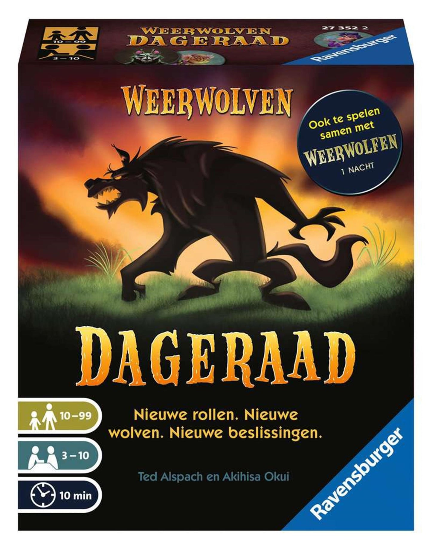 Ravensburger weerwolven dageraad kaartspel nl