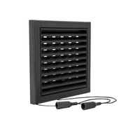 Renson 1069262 - opbouw regelbare rooster pvc 732 (154x154) str 9005 (zwart) | 2 stuks - afbeelding 7
