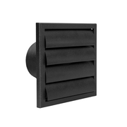 Renson 1069268 - dampkaprooster 4 klep pvc 742 (100-130) str 9005 (zwart) | 2 stuks - afbeelding 7