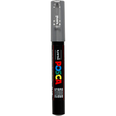 Uni posca verfmarker 1mc zilver - conische punt - 1 mm