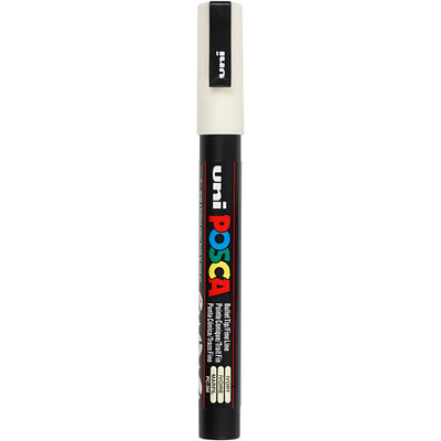 Uni posca https: www.cchobby.nl posca-marker-afm-pc-3m-lijndikte-0-9-1-3-mm-fijn-ivoor-1-stuk