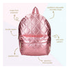Milky kiss rugzak lush life roze metallic
