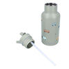 Kidzroom sweet cuddles - schoolbeker en drinkfles - 350ml - stainless steel - auto's - groen