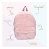 Milky kiss rugzak the wow factor fluffy lichtroze