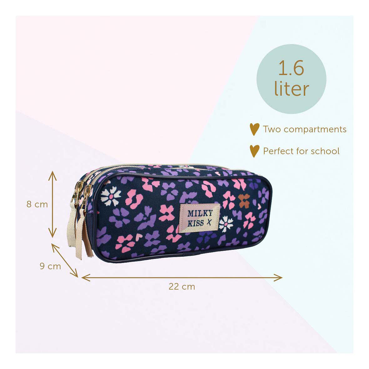 Milky kiss etui wildflower