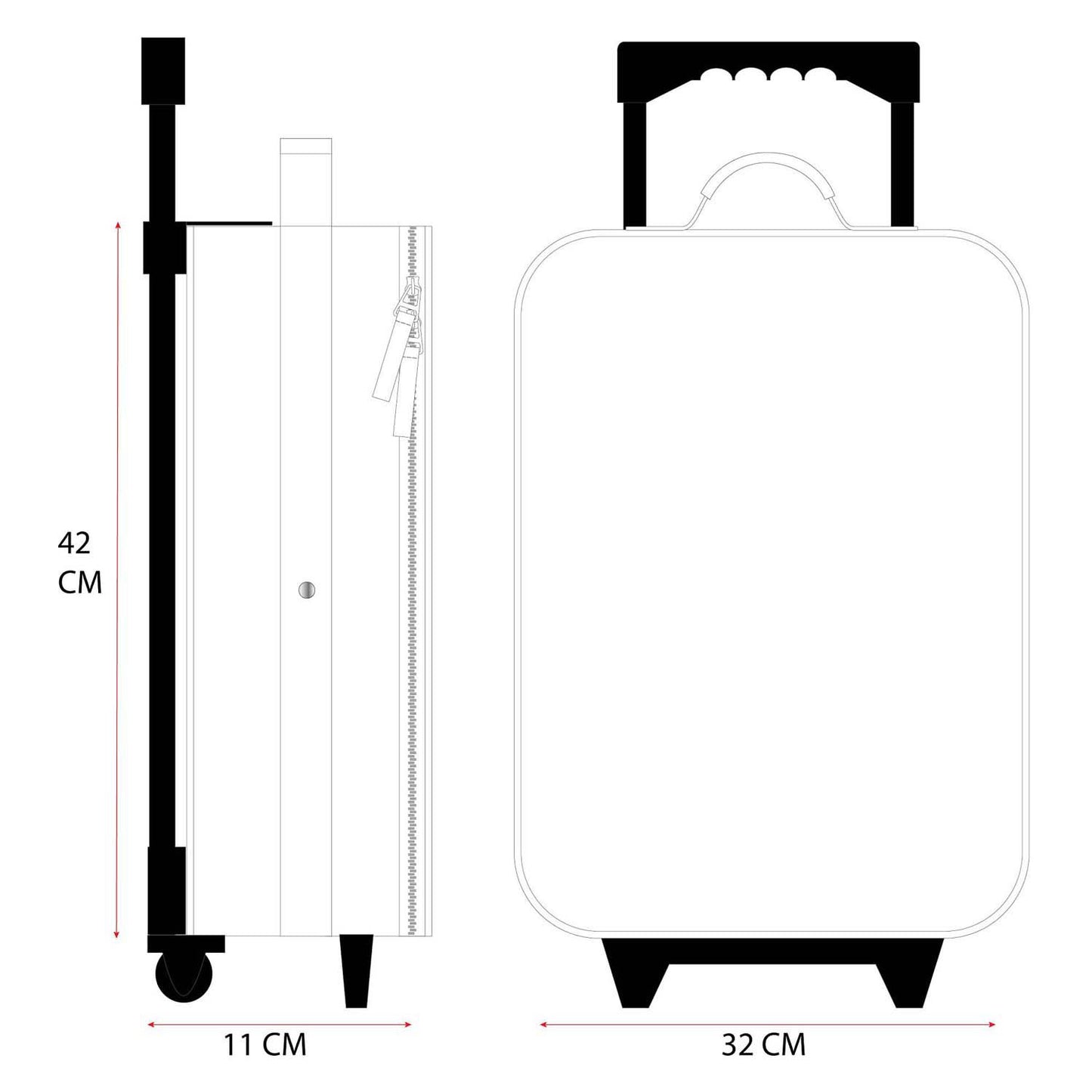 Vadobag spider-man trolley koffer star of the show