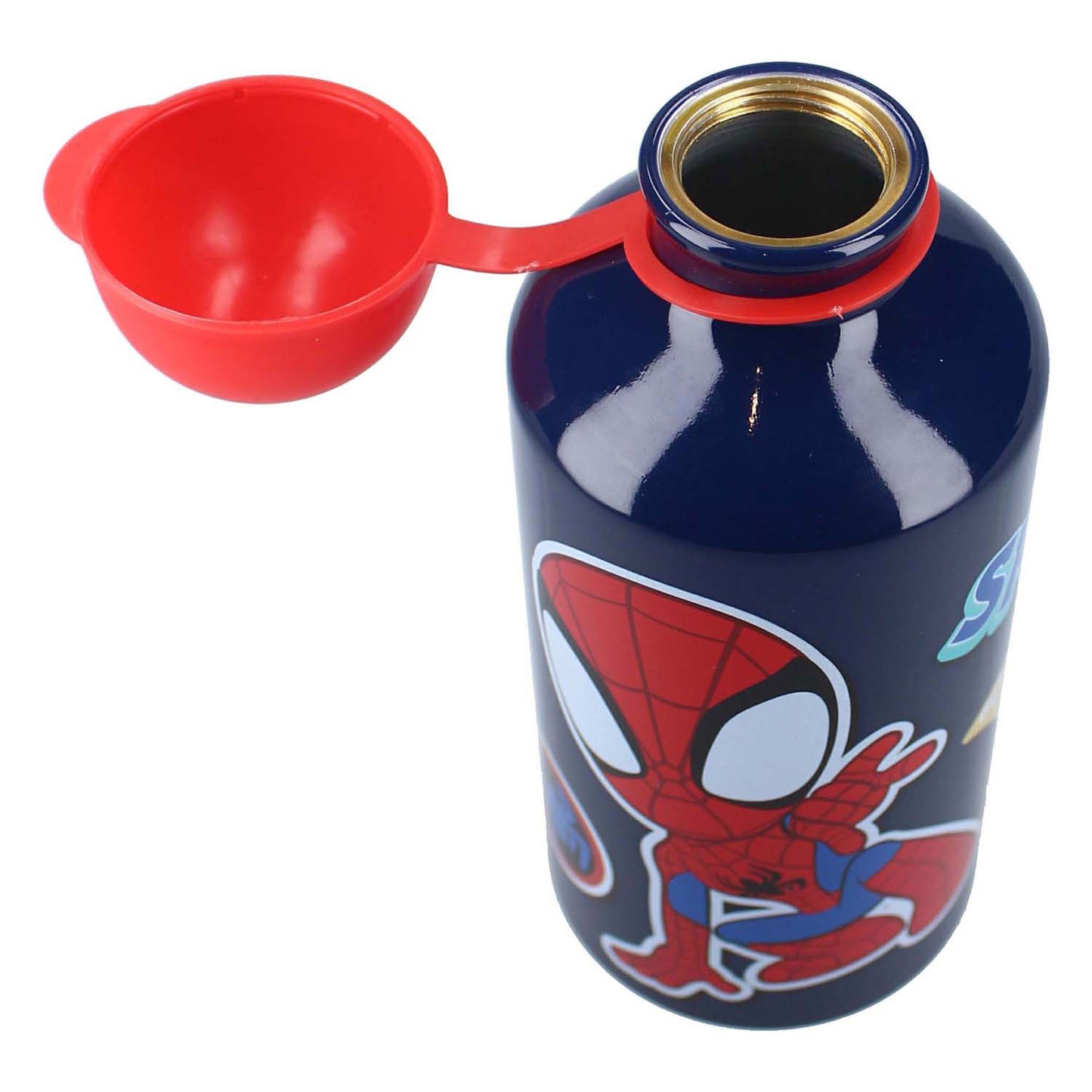 Vadobag spidey - schoolbeker en drinkfles - blauw - 500ml