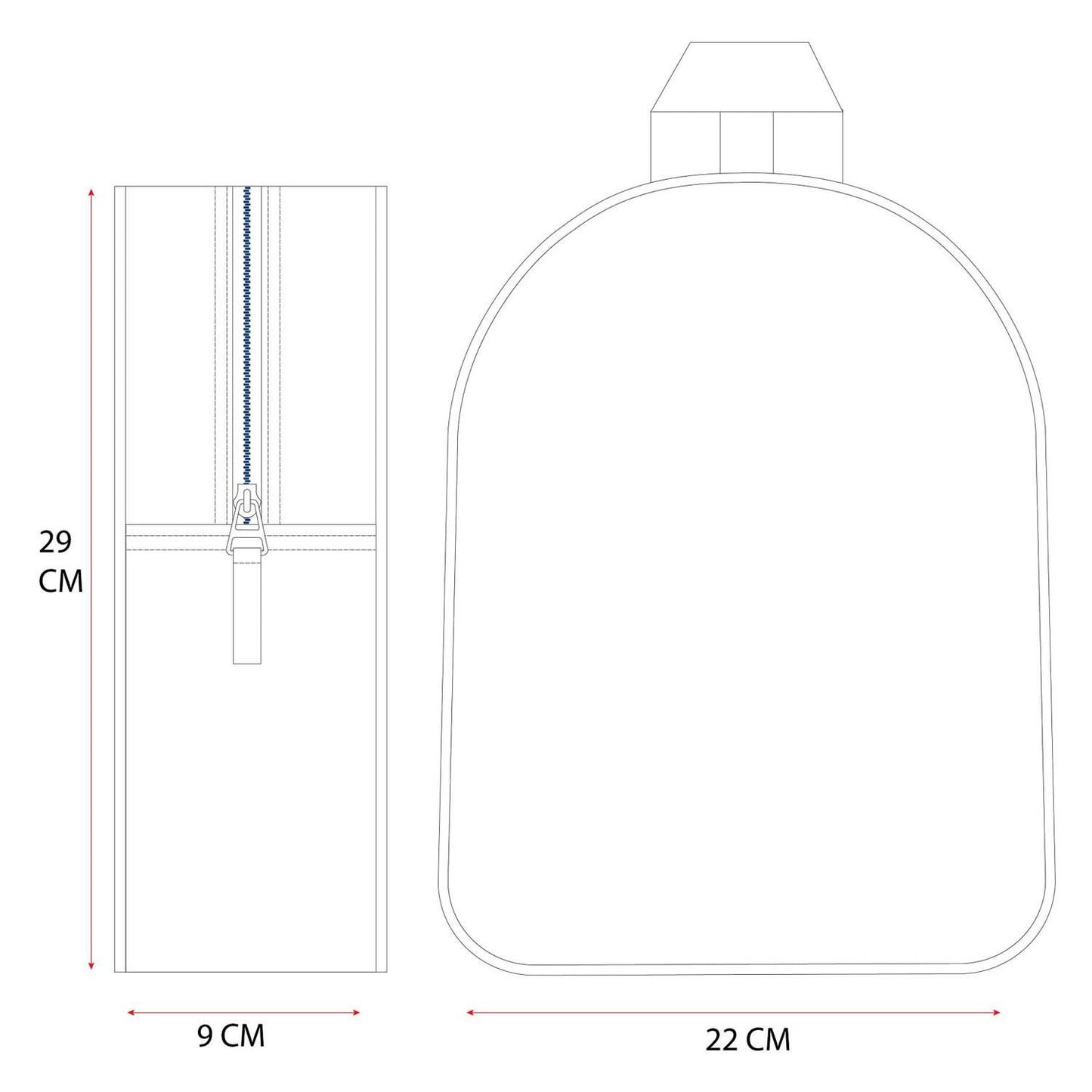 Vadobag rugzak gabby's dollhouse 29x22x9cm paars