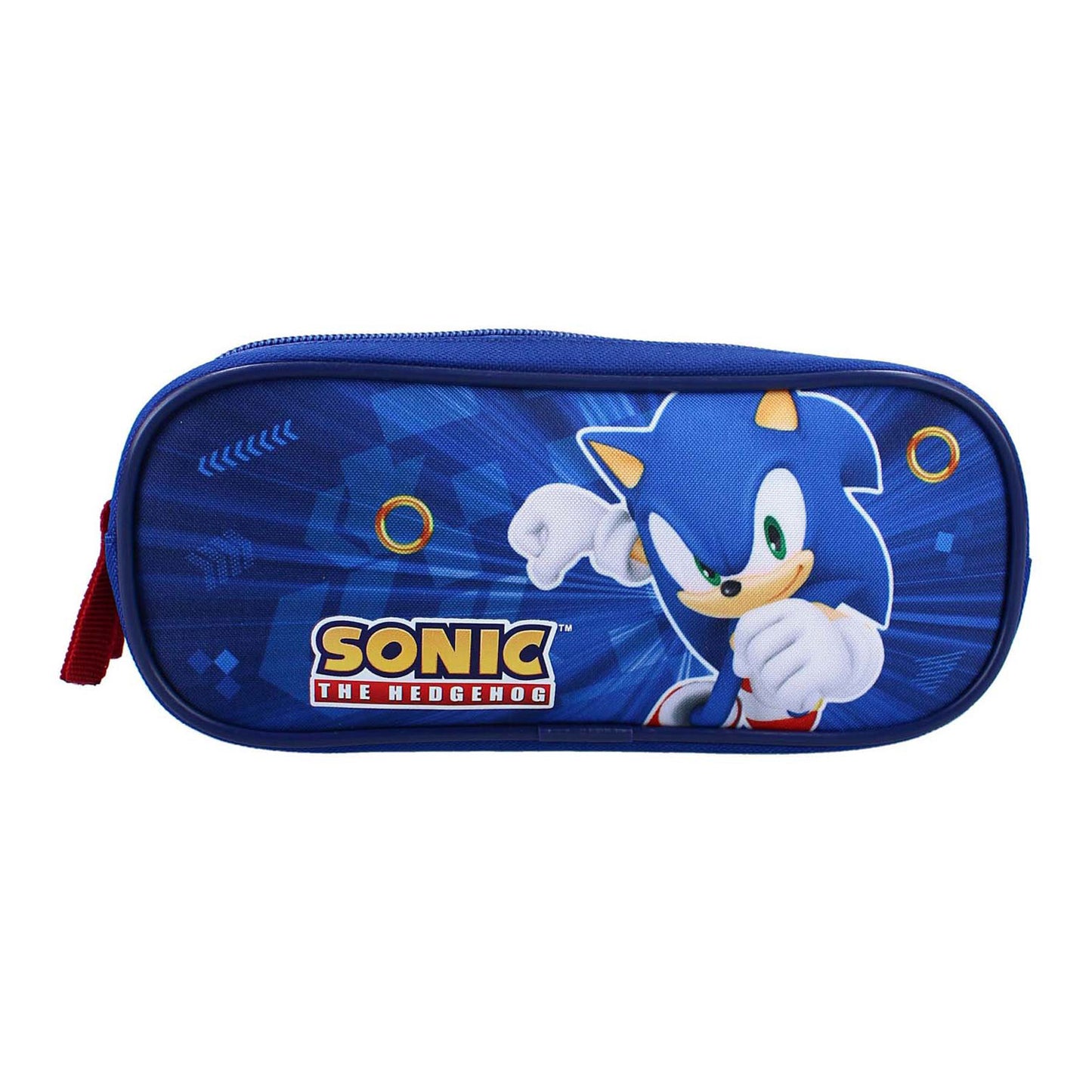 Vadobag sonic still unstoppable etui, 2-vaks - blauw