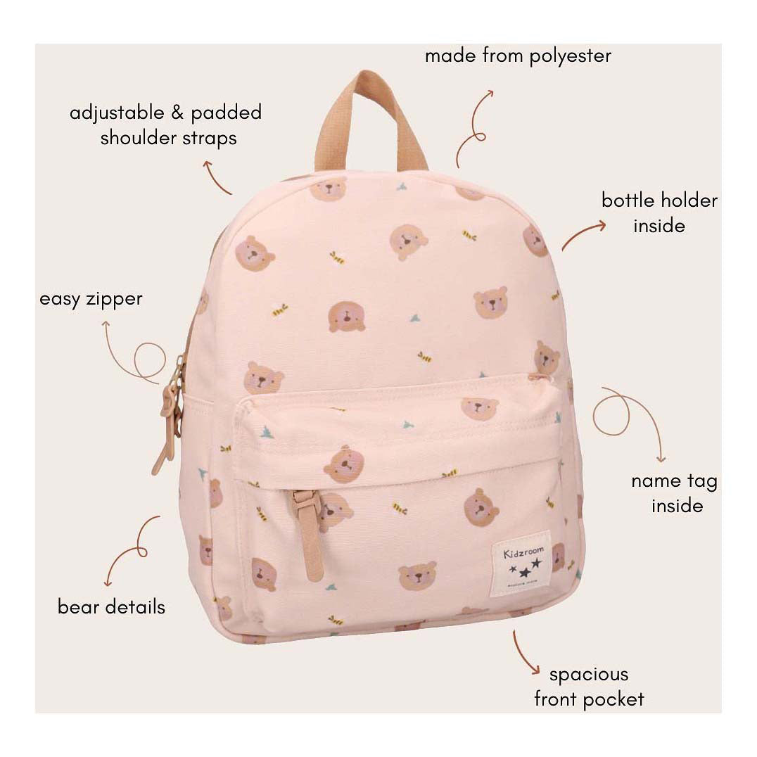 Kidzroom rugzak little story - beige