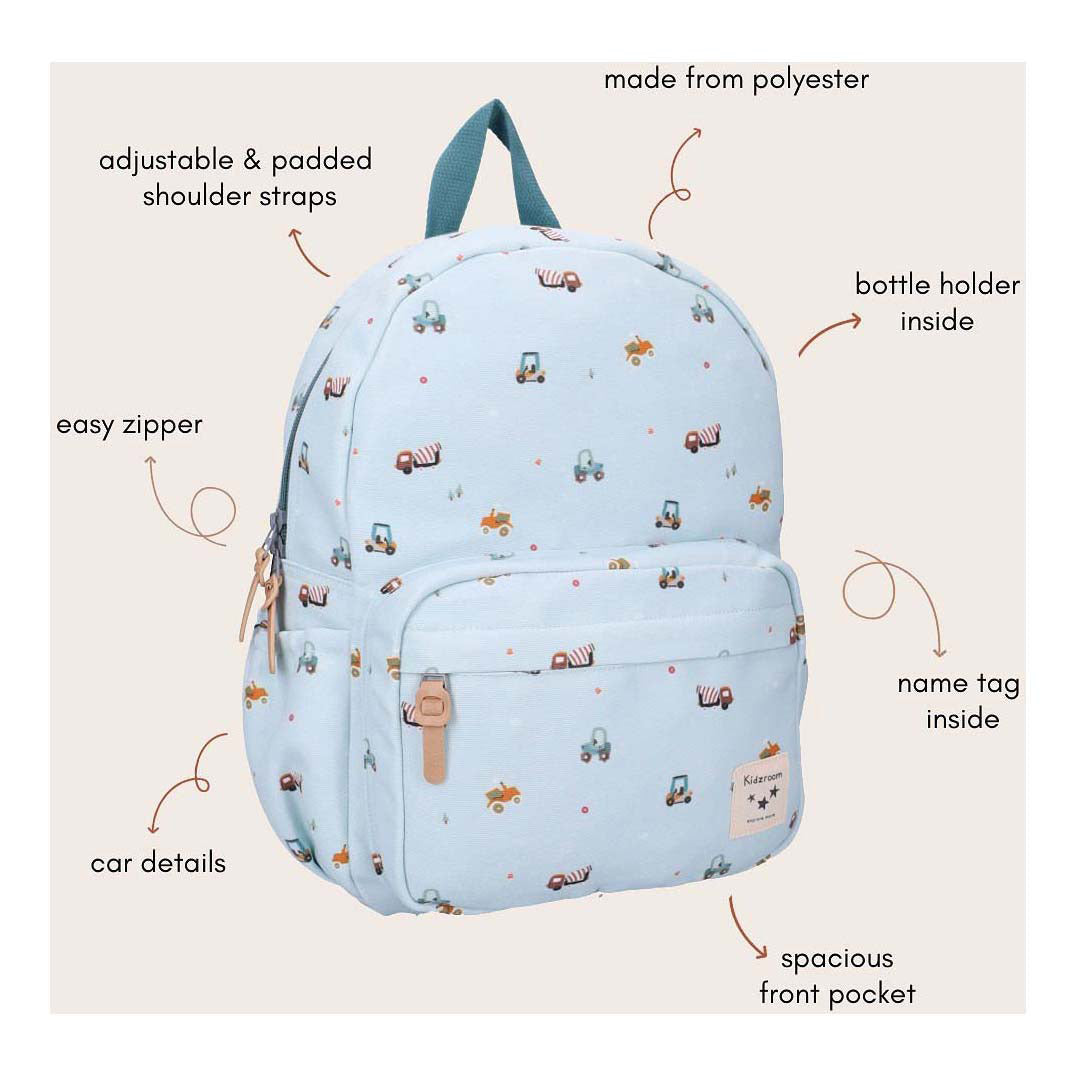 Kidzroom rugzak little story - groen