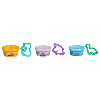 Playdoh pocket potjes en vorm assorti | 12 stuks