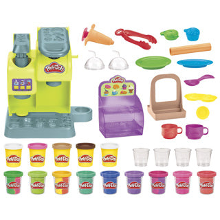 Playdoh regenboog shimmer cafe speelset