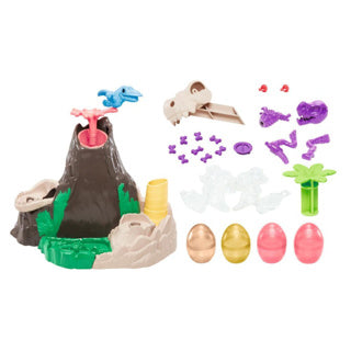 Play-doh slime hydro glitz dino vulkaan