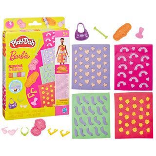 Play-doh barbie flowers and florals