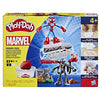 Play-doh spiderman launch and slice battle