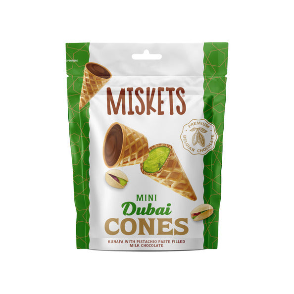 Miskets cornet milkchocolate dubai style zak (6x 50 gr)