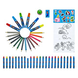 Merkloos sans marque super mario kleurkoffer, 51dlg. - afbeelding 4