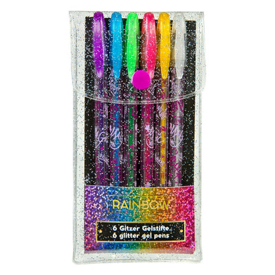 Undercover Rainbow High Glittergelpennen, 6st.
