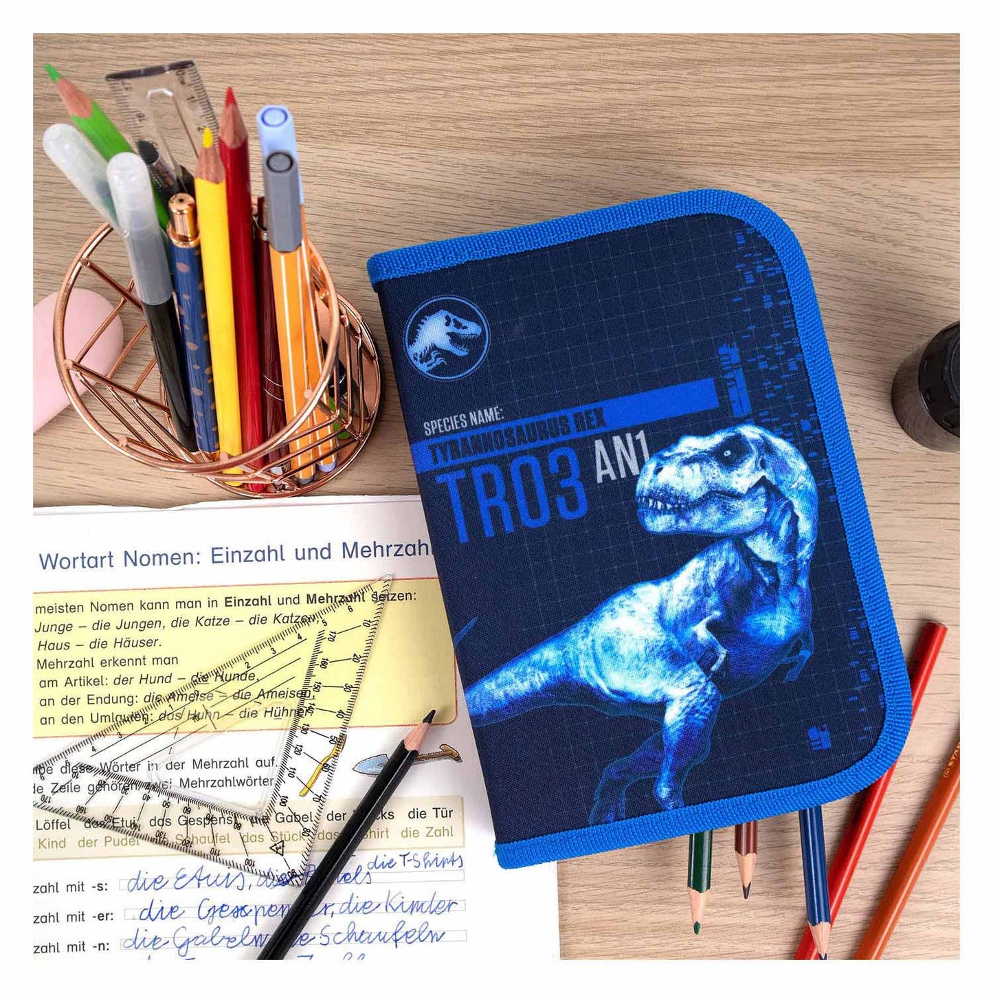 Undercover jurassic world gevulde etui