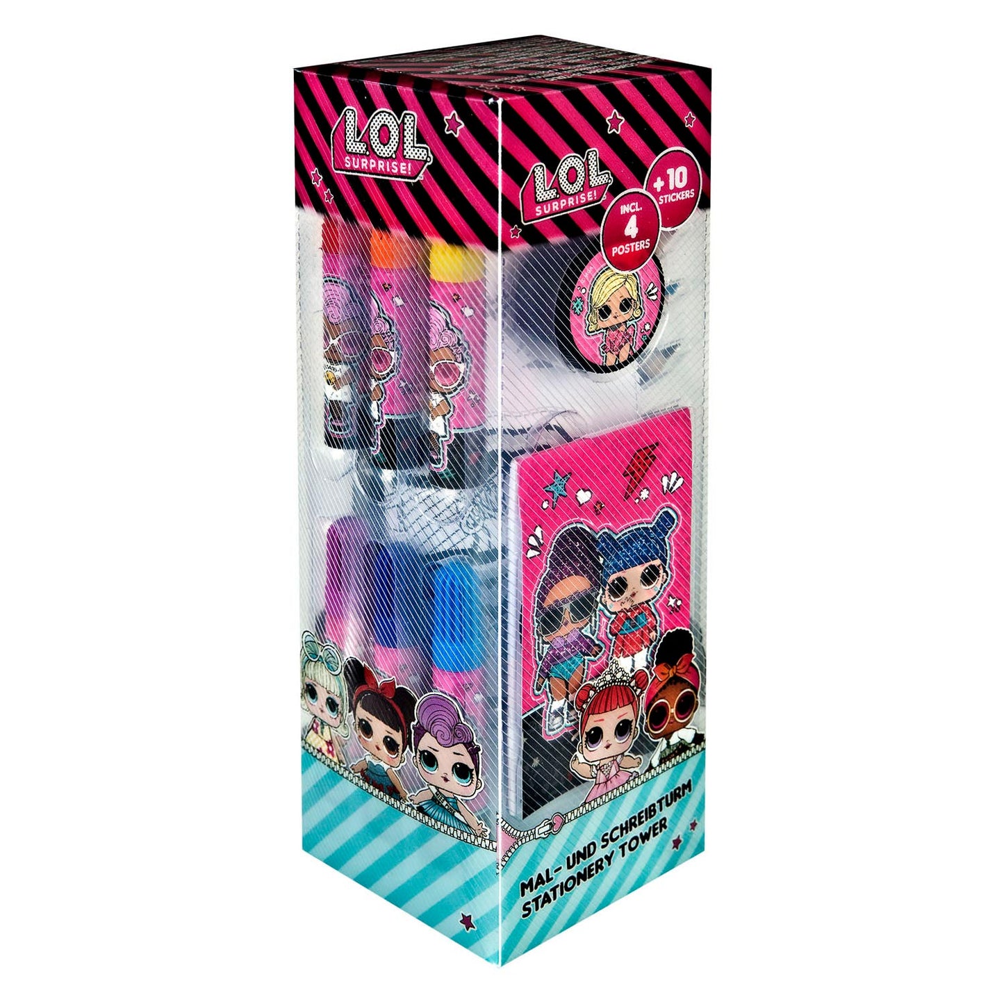 L.o.l. surprise! l.o.l surprise stationery toren, 35dlg.