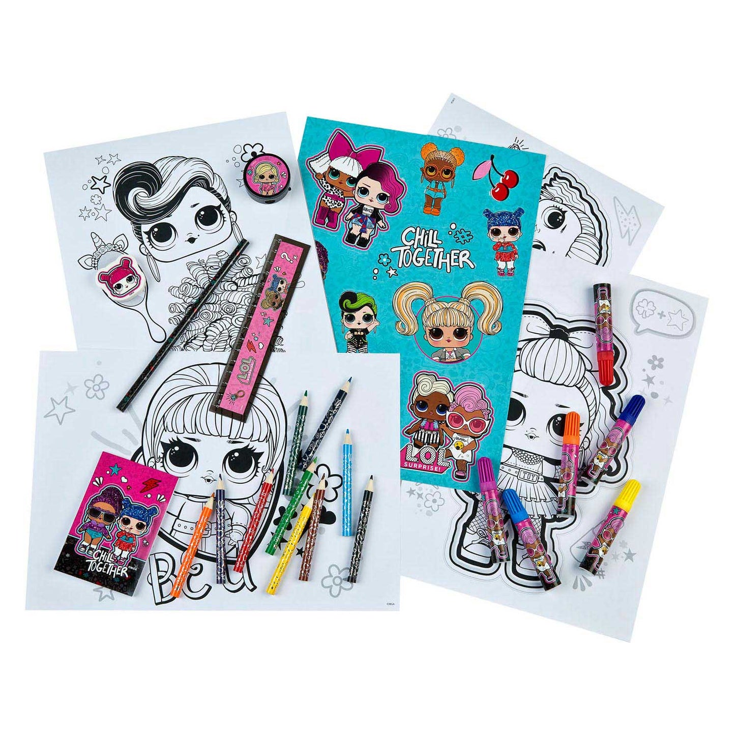 L.o.l. surprise! l.o.l surprise stationery toren, 35dlg.