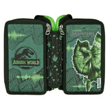 Undercover 3-vaks gevulde etui jurrasic world - afbeelding 4