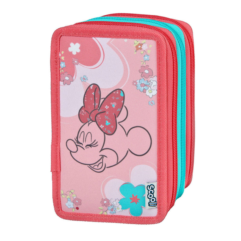 Undercover 3-vaks gevulde etui minnie mouse