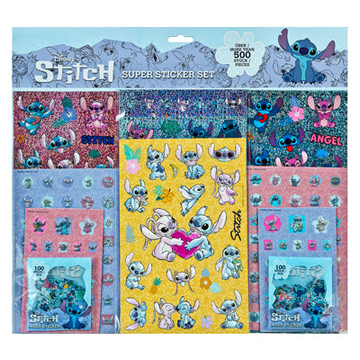 Undercover super stickerset stitch, 500dlg.
