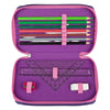Undercover etui unicorn academy paars - 3 vakken gevuld schoolset.
