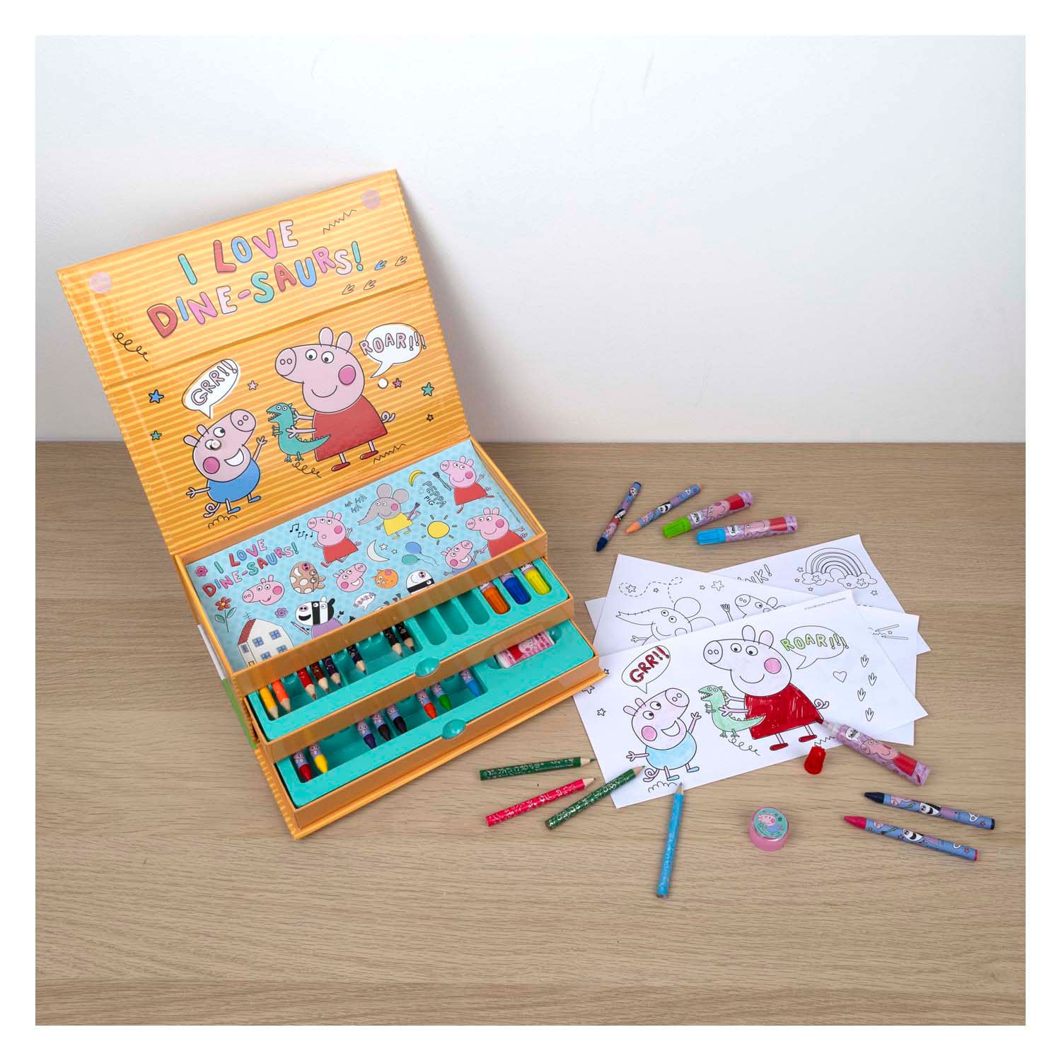 Undercover kleurkoffer peppa pig - 44dlg.