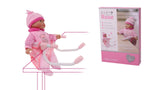 Johntoy john toy baby rose tafelstoel (geschikt voor poppen van 35-45cm) - afbeelding 1