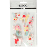 Https: www.cchobby.nl 3d-stickers-flamingo-lama-zeemeermin-h-50-60-mm-b-30-45-mm-dikte-7-mm-7-stuk-1-doos - afbeelding 2